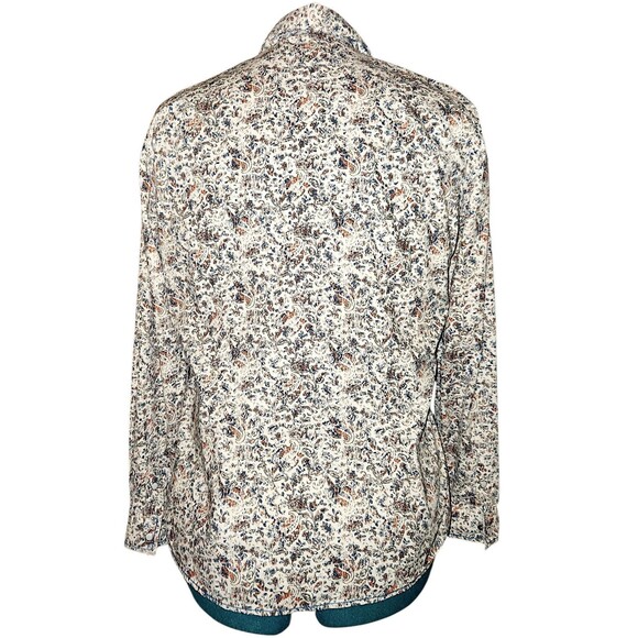 Vintage Panhandle Slim Floral Paisley Western Shirt with Pearl Snaps Size M - Picture 7 of 7